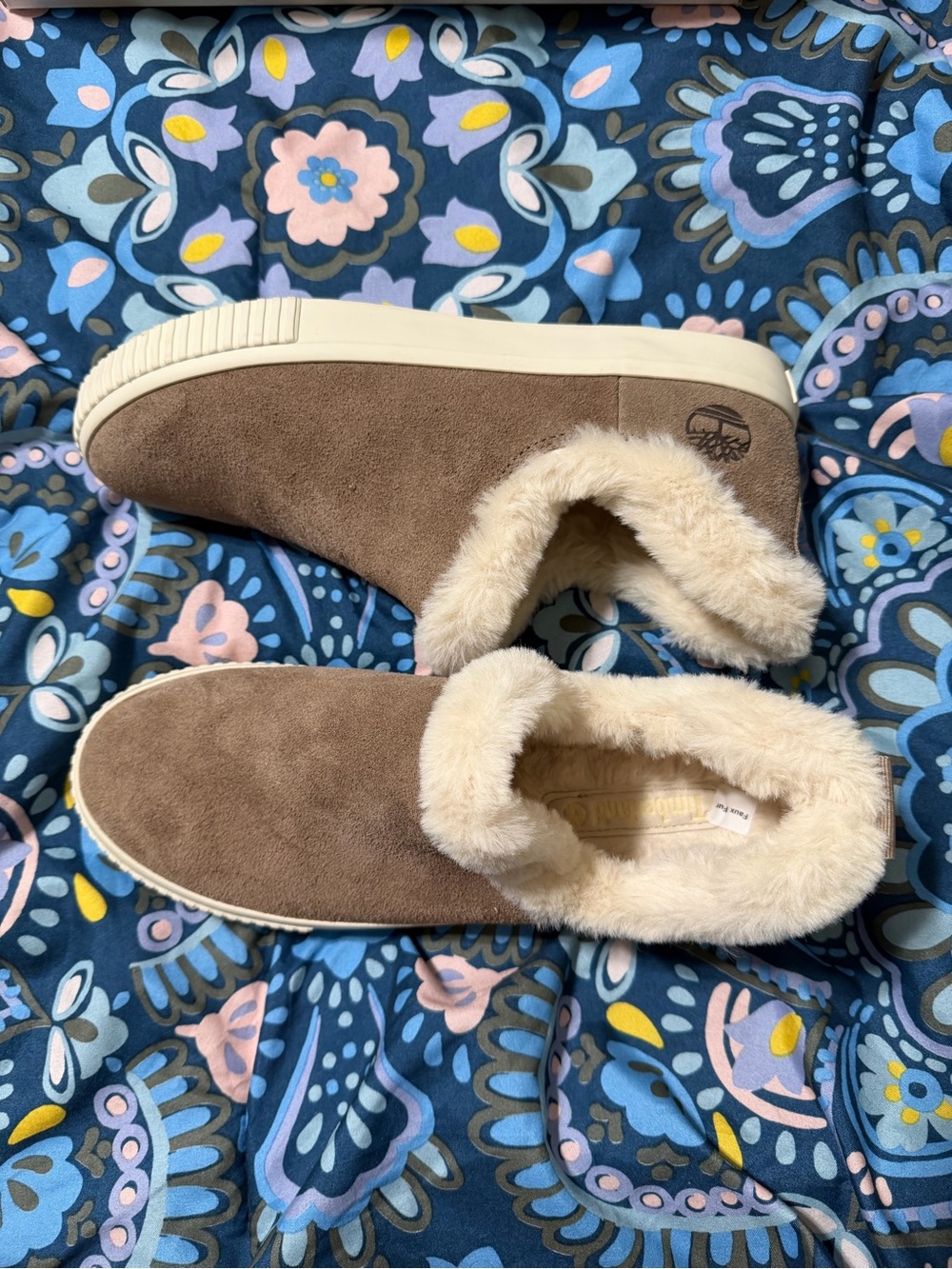 Timberland Skyla Bay Taupe Suede Slip-On Shoe with Box - Picture 7 of 10